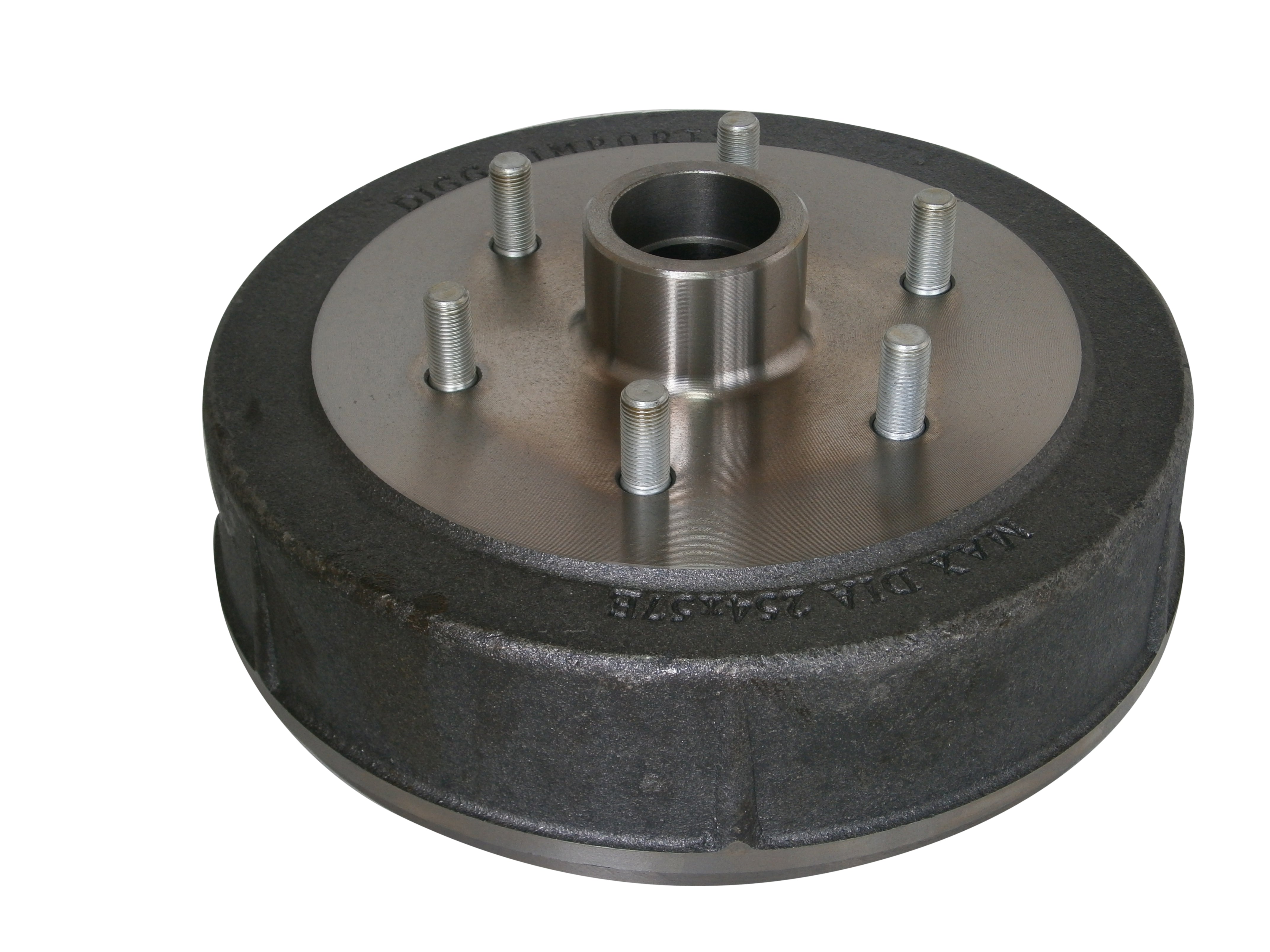 10 X 2 1/4' HUB DRUM 6 STUD L/CRUISER NO BEARINGS (61.5MM NOSE)