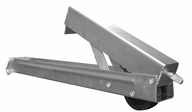 27" REAR JACK LEG WITH 3" WHEEL SUPPLIED WITH HANDLE (PER PAIR)