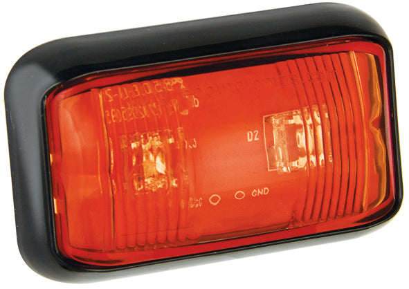 58RM RED CLEARANCE LIGHTS ( 12 / 24V ) - 2LED (BLISTER PACK) (CTA-060028)