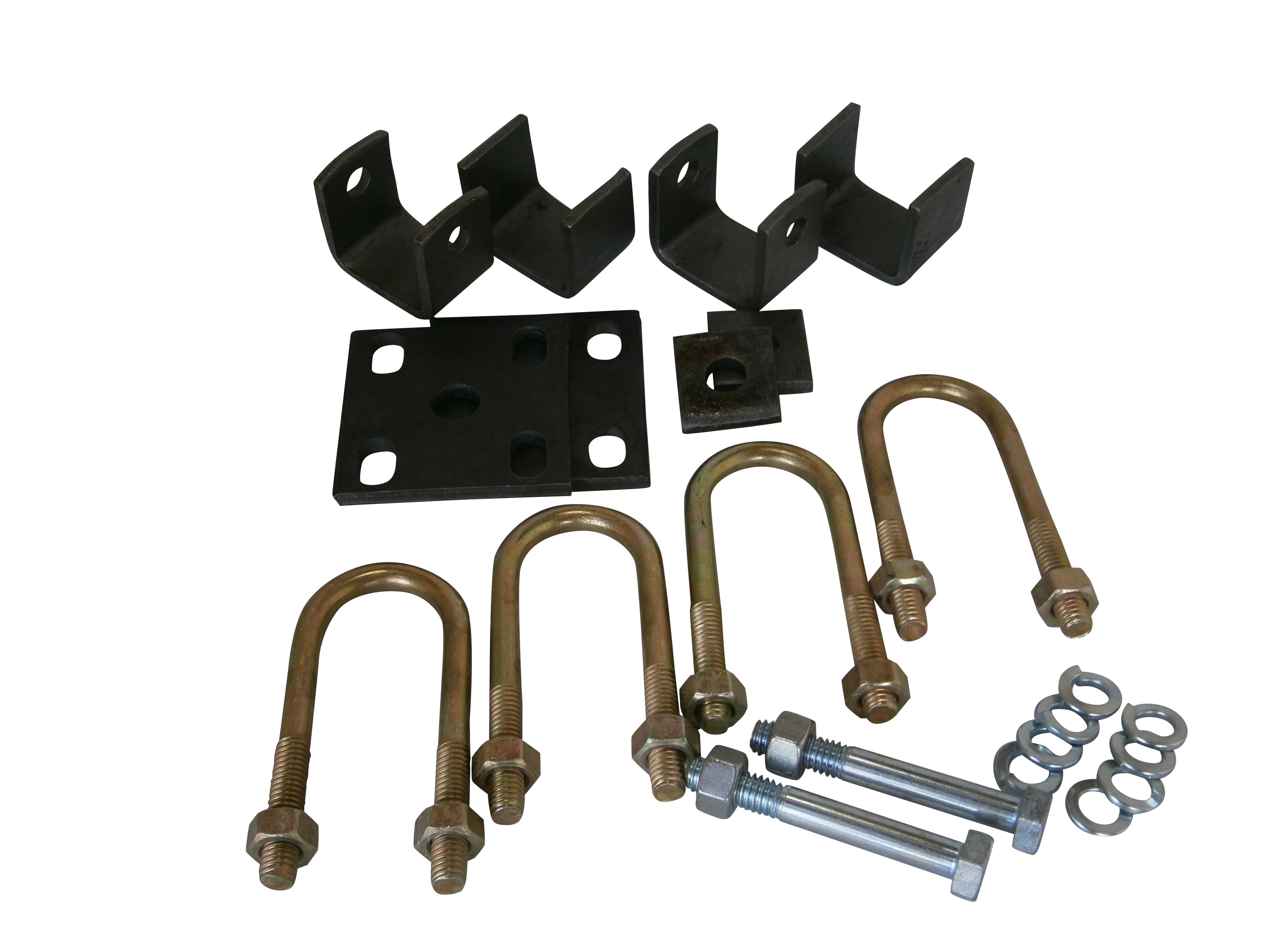 GALVANISED EYE SLIPPER FITTING KIT - SUIT 45MM SLIPPER SPRING 45SQ X 5.5"