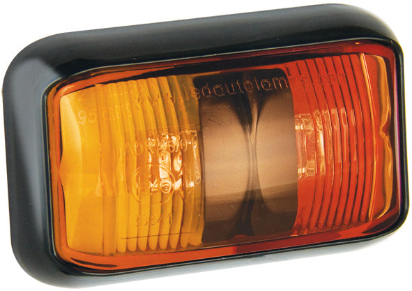 58ARM RED / AMBER CLEARANCE LIGHTS ( 12 / 24V ) - 2 LED (BLISTER PACK) (CTA-36841)