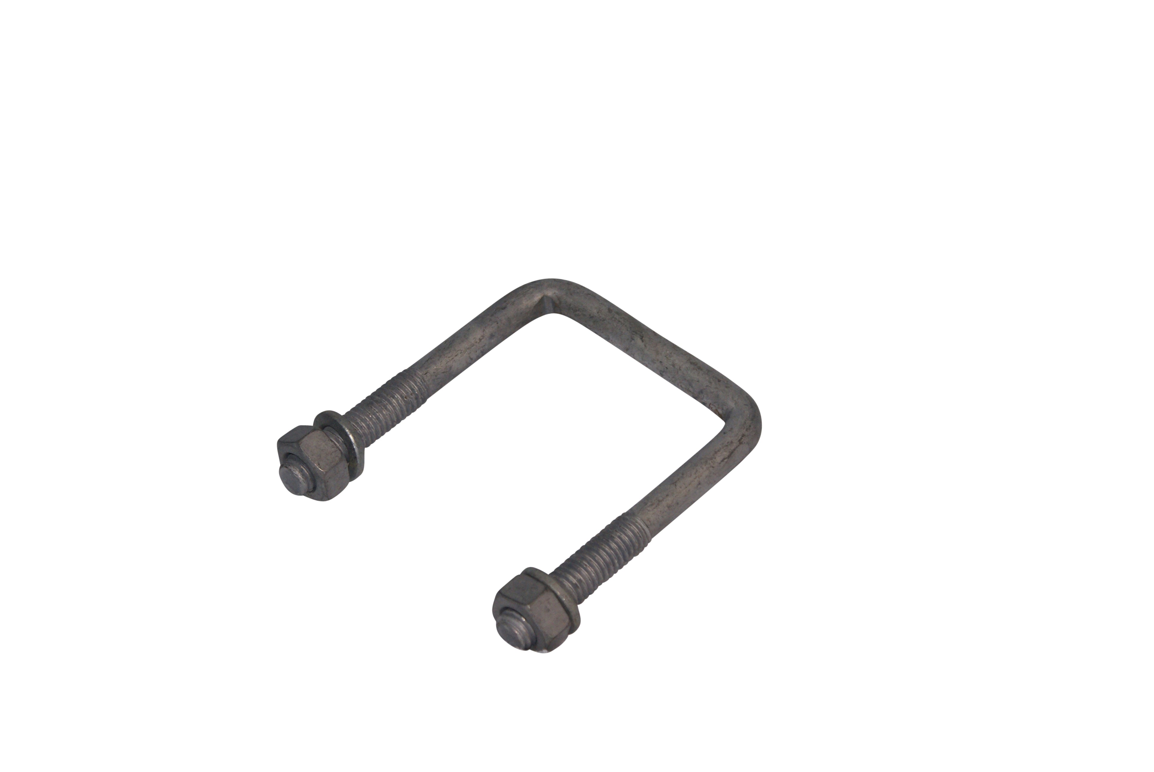 75SQ 4" GALV 1/2" U/BOLT WITH NUT & WASHER