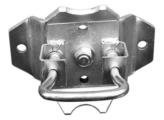 HEAVY DUTY PIN SWIVEL CLAMP SPRING LOADED SUIT 1T JOCKEY WHEEL