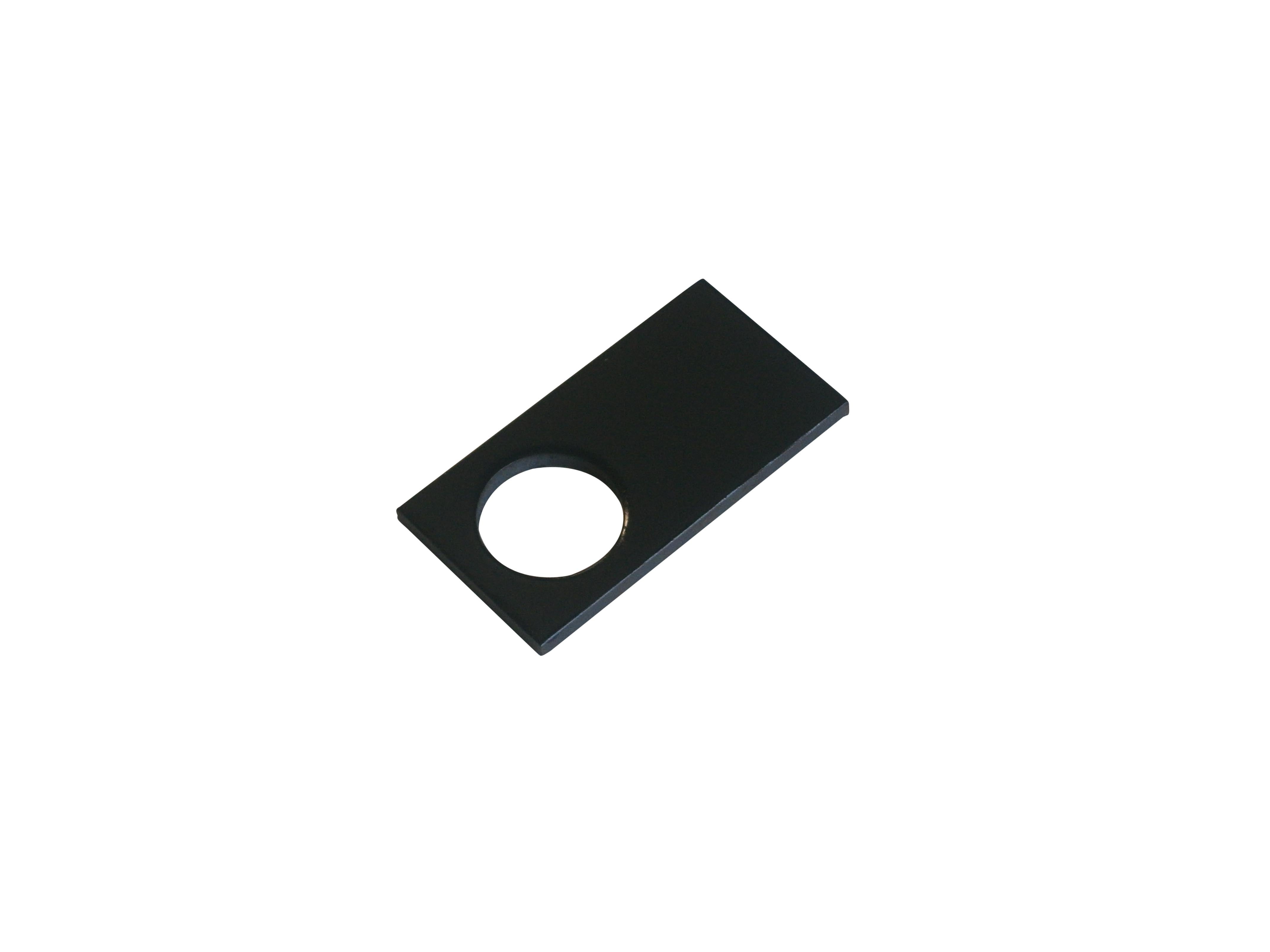 40 X 5mm BRACKETWITH 23mm HOLE TO SUIT ANTI RATTLE CATCH