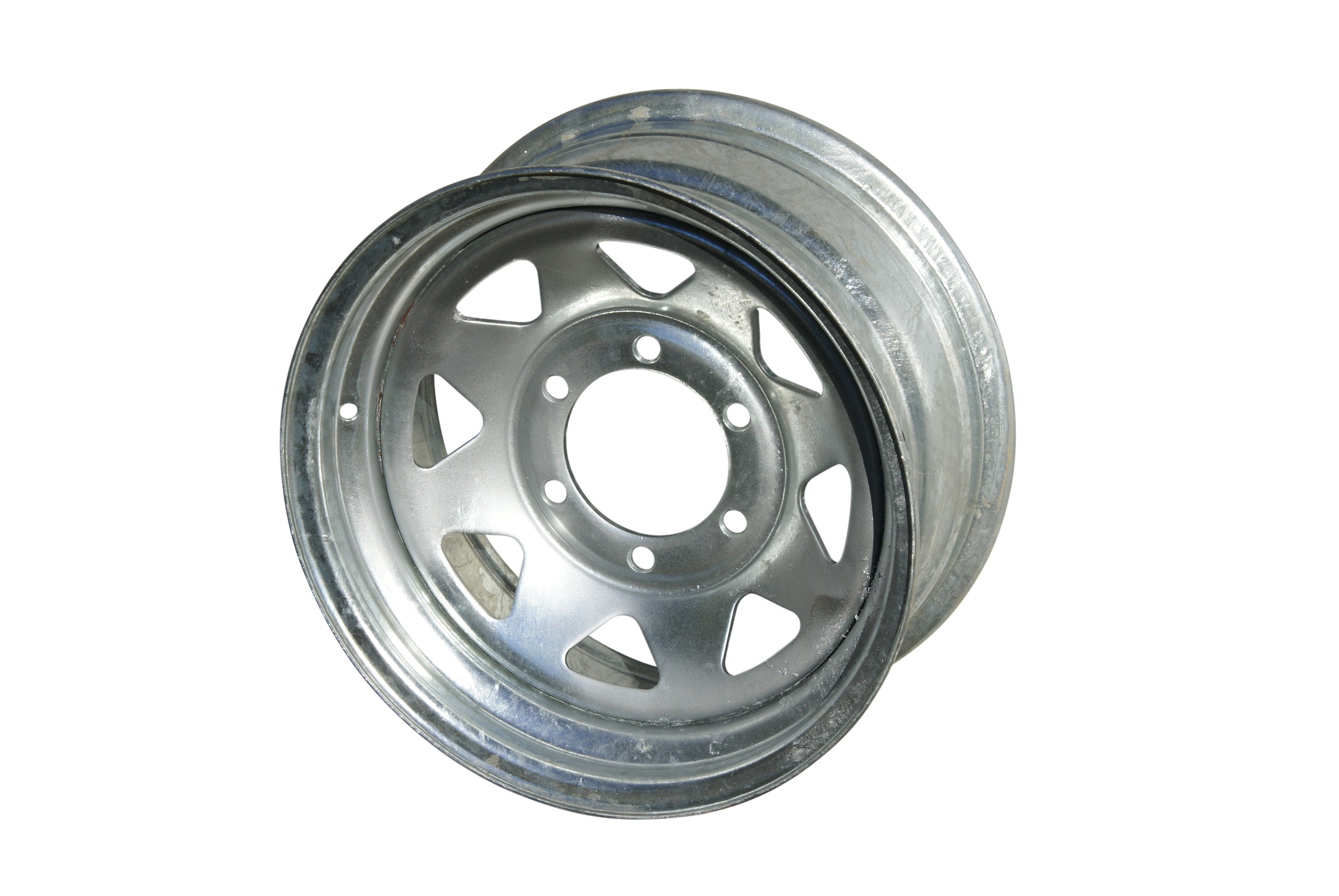 15" X 7" ( A/F ) GALV SUNRASIA RIM ONLY 6 STUD L/CRUISER ( 1140KG )
