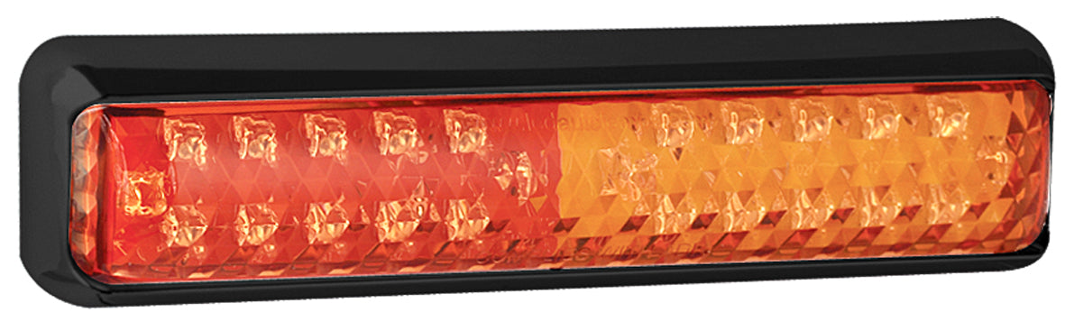 ( 200BSTIM ) LED STOP/TAIL/INDICATOR 200X 50MM (CTA-060135)
