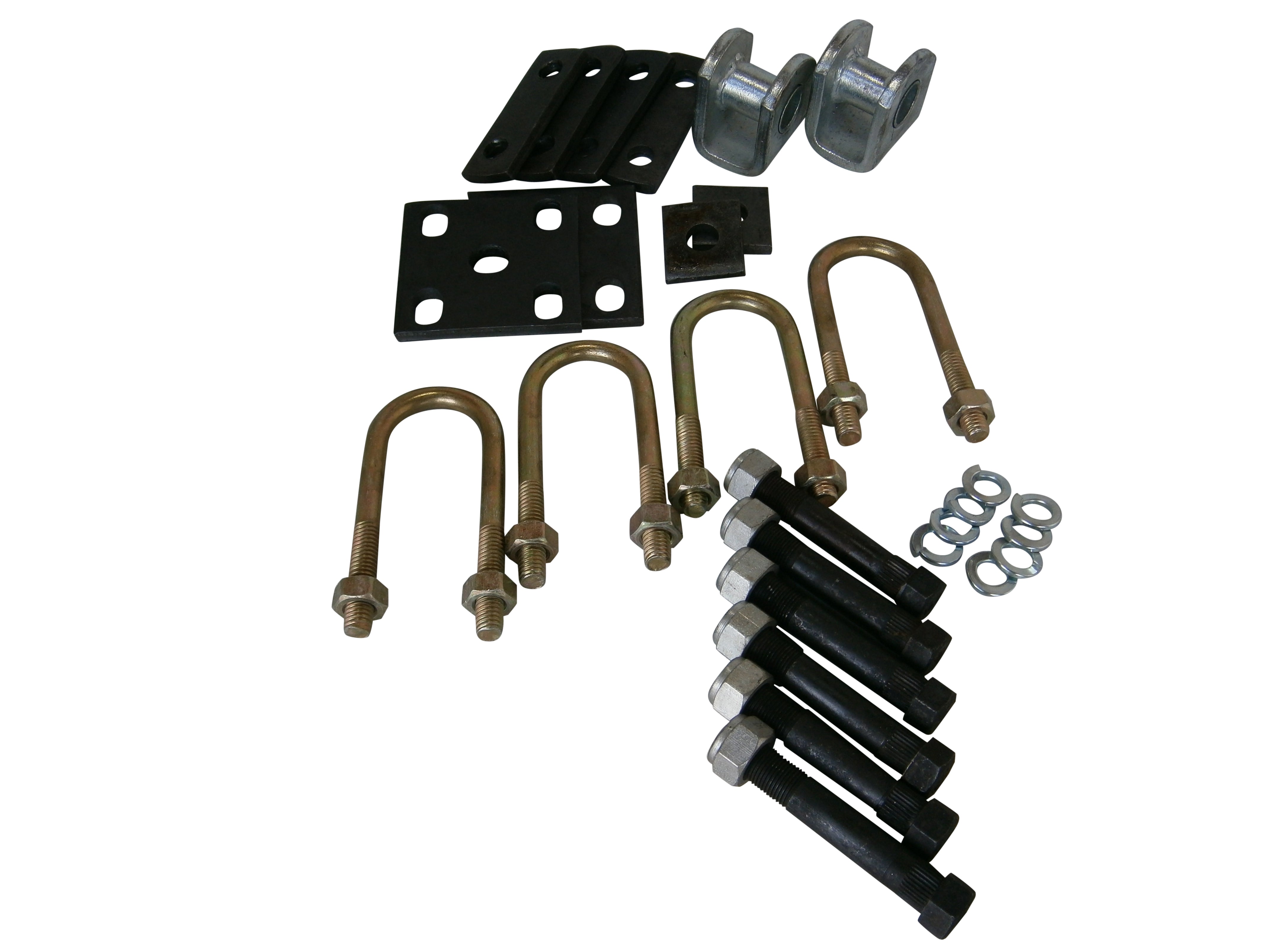 EYE TO EYE FITTINGKIT -9/16" BOLTS - INCLUDES 1/2" UBOLTS 50RND X 5"