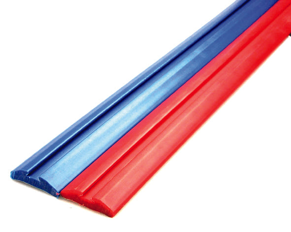 TEFLON STRIP 3MT RED WITH GROOVE