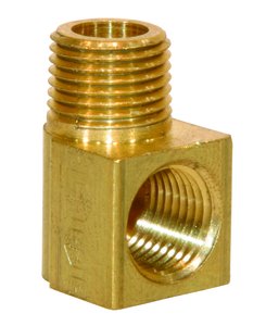 BRASS ELBOW SUIT BRAIDED LINE ( NO BRASS WASHER SUPPLIED - PLEASE ADD IF REQUIRED )