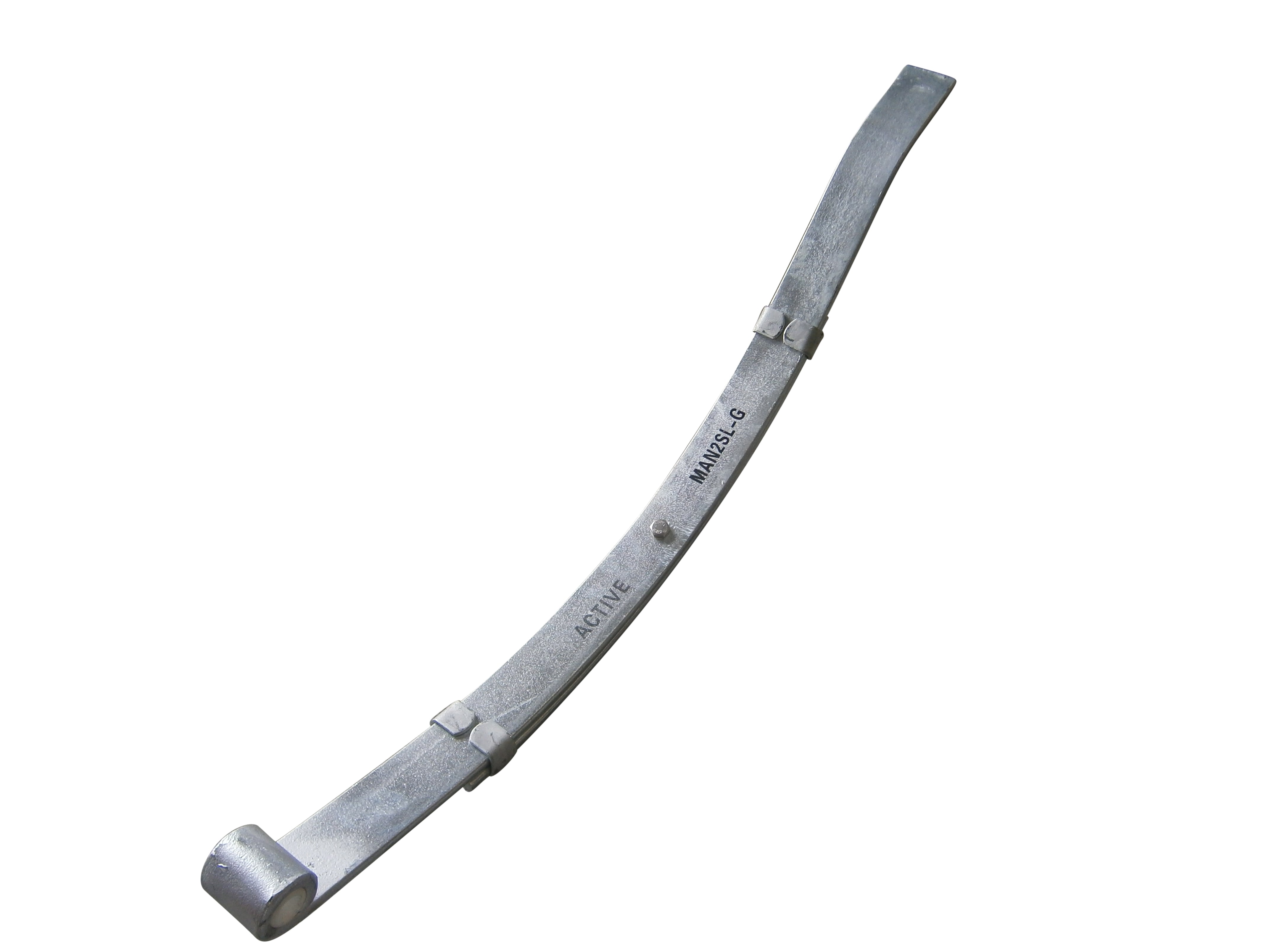 GALVANISED SLIPPER SPRING 5 LEAF X 8MM X 710MM LONG -1300KG PER PAIR