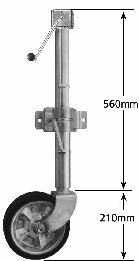 SIDEWIND 8' LONG REACH JOCKEY WHEEL - NO CLAMP