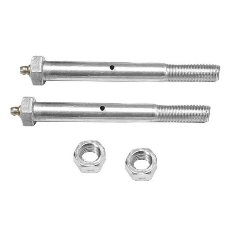 9/16' X 3 1/2' SHACKLE PIN {GREASABLE} WITH NYLOC # CHECK GREASE NIPPLES #