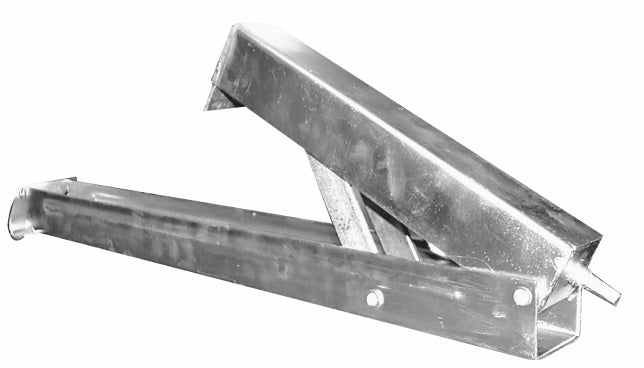 27" FRONT JACK LEG ( ALFP6 ) NO WHEEL / SLOTTED HANDLE FITTING