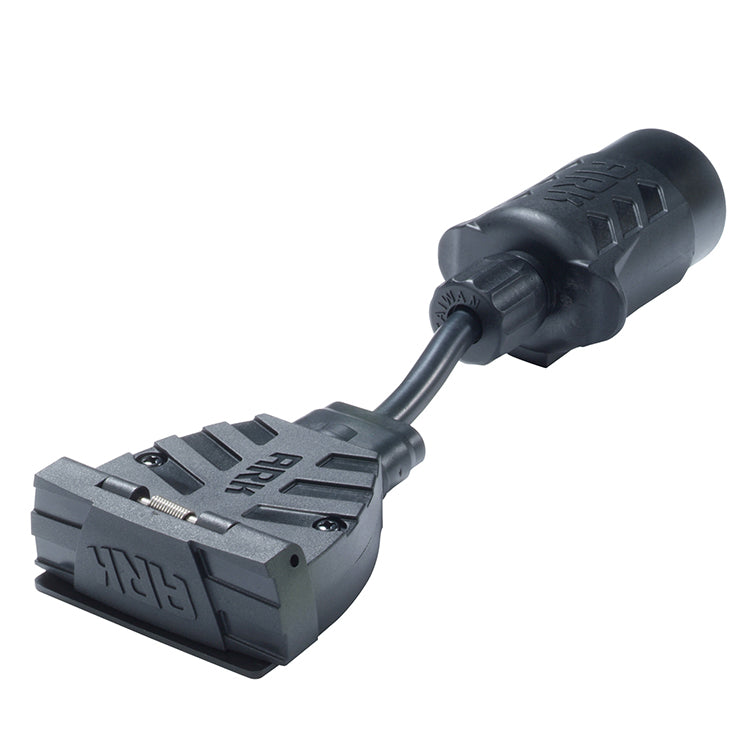 ( ARK = FS27P ) 7 PIN SMALL (TRAILER) TO SUIT 7 PIN FLAT PLUG (VEHICLE)