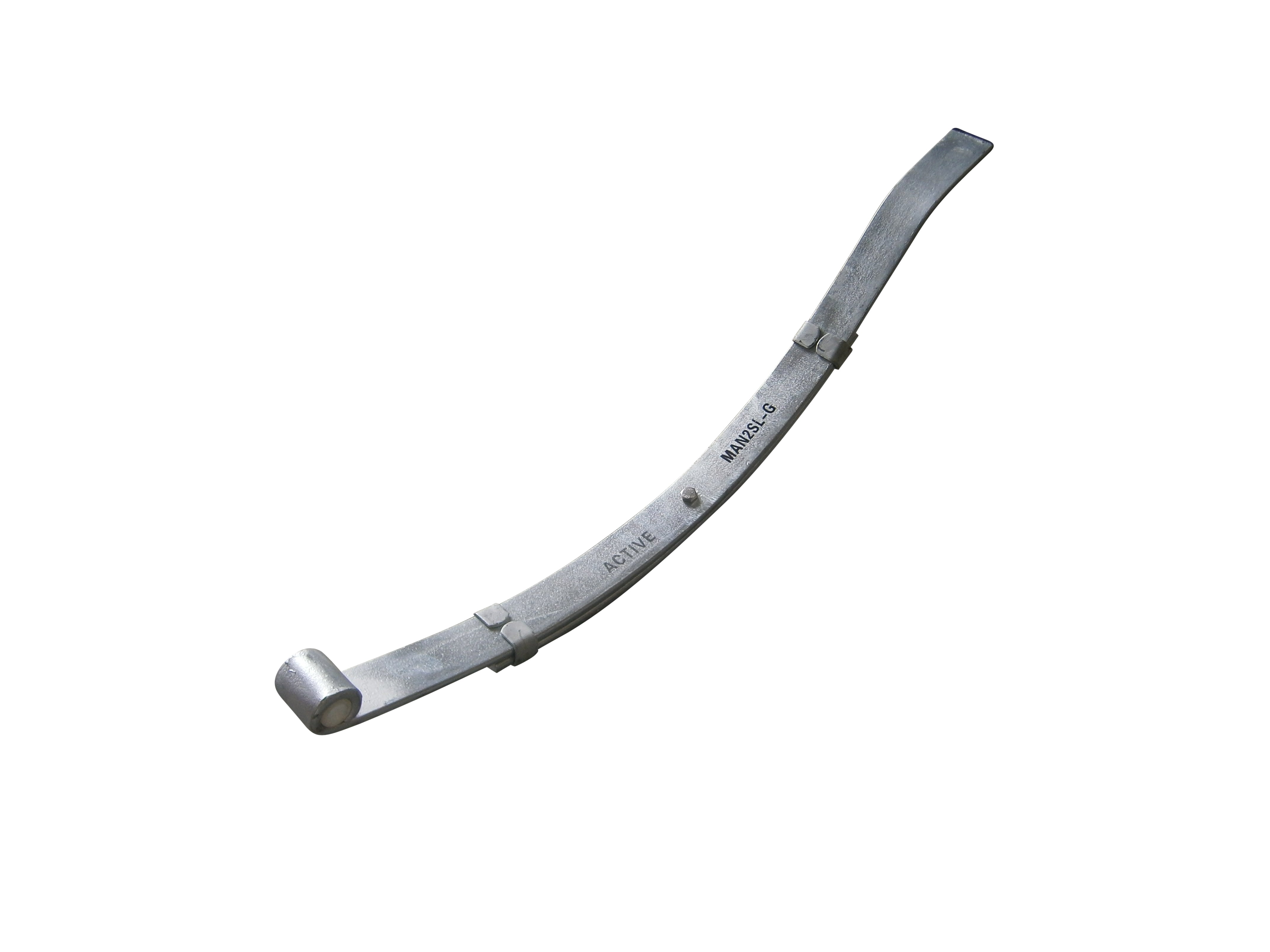 GALVANISED SLIPPER SPRING 2 LEAF X 8MM X 710MM LONG -700KG PER PAIR