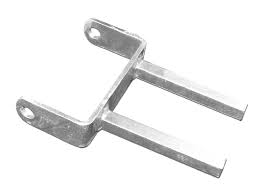 8" ROLLER BRACKET WITH TWIN STEMS