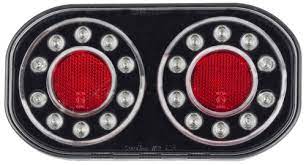 209GAR4P - 12V TAIL LIGHTS 210 X 110 X 22MM ( CTA-060158 )