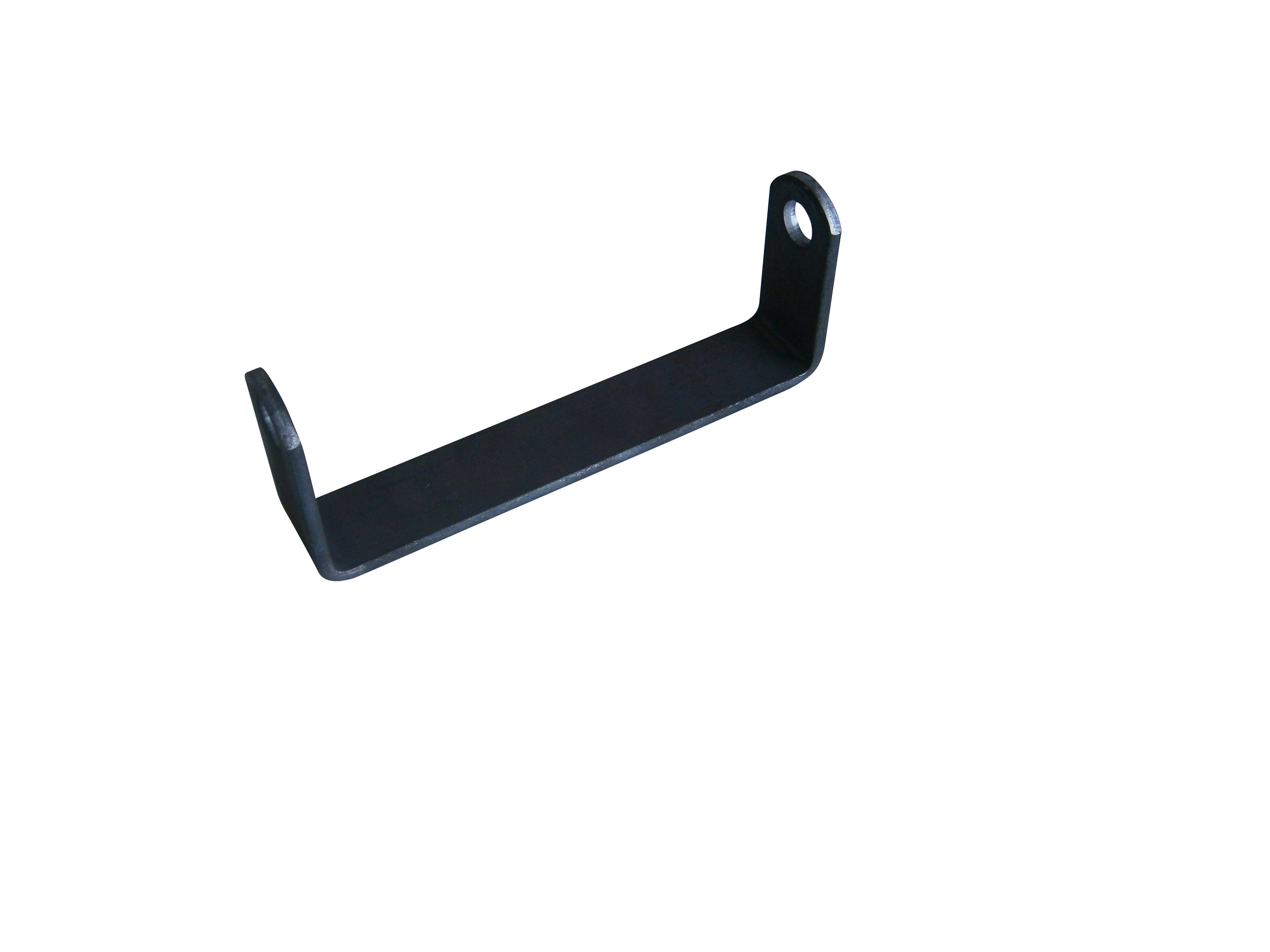 8" FLAT BRACKET { BLACK }