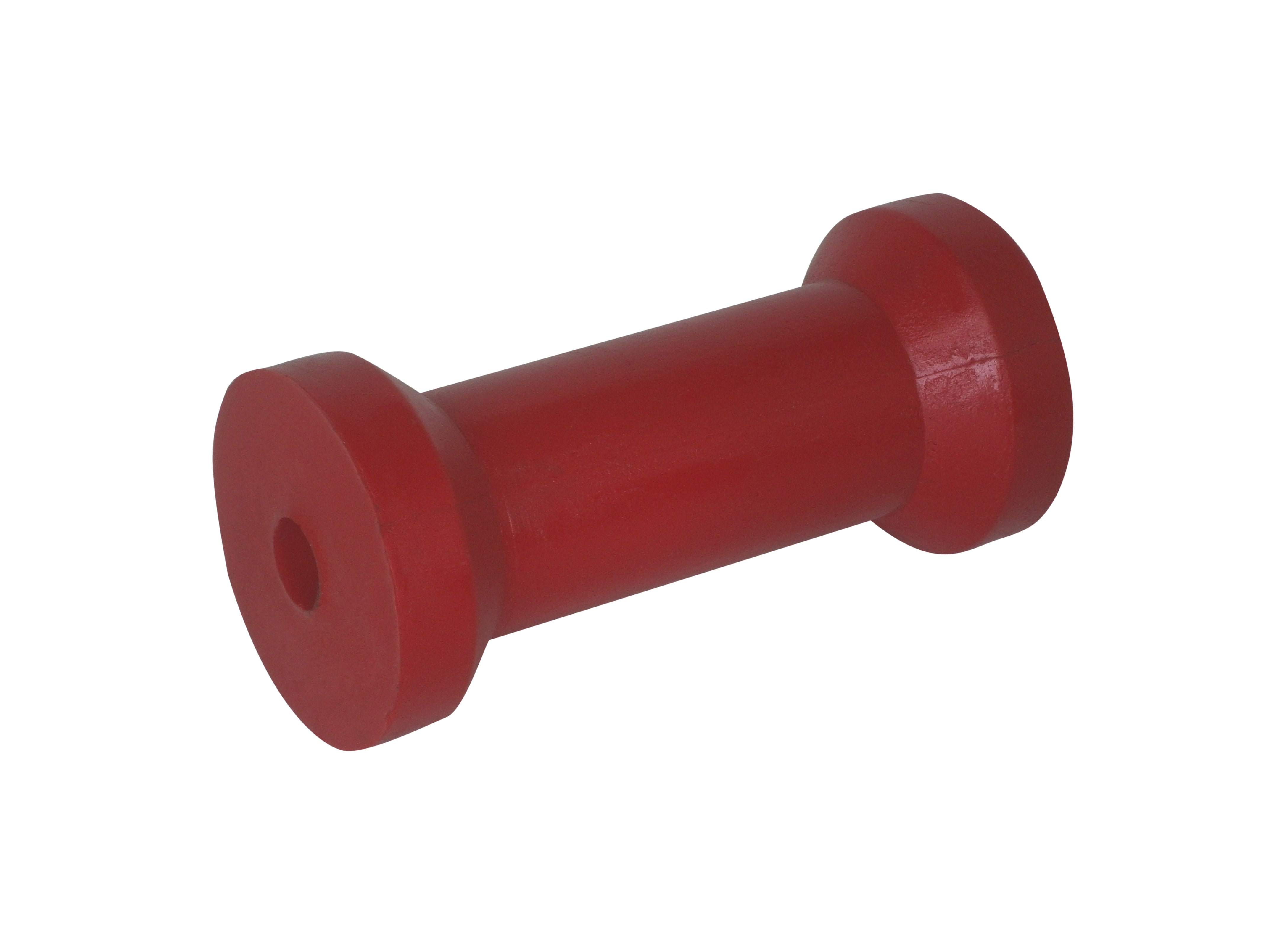 6' KEEL ROLLA  5/8' PIN RED POLY