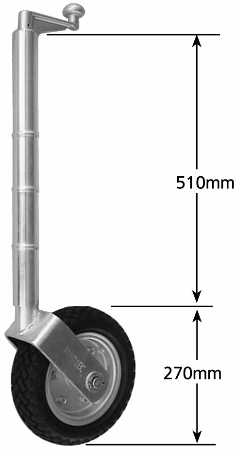 EXTRA HEIGHT 10" SOLID PNU J/WHEEL -- NO CLAMP