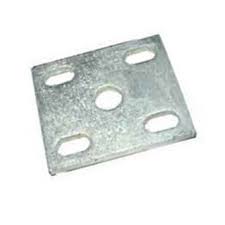 GALVANISED SLOTTED FISH PLATES SUIT 60MM SPRING & 1/2" UBOLTS