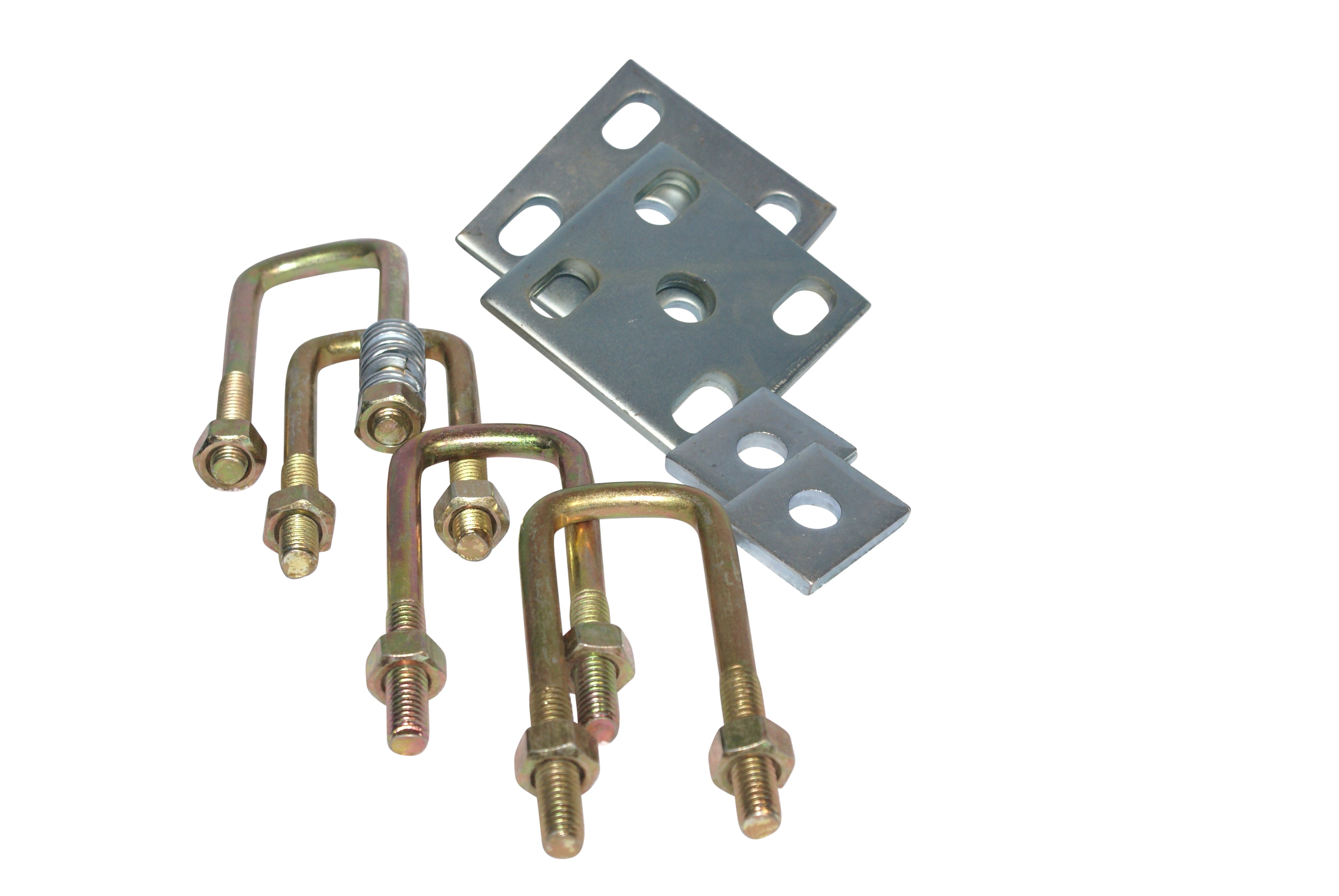 1/2" U/ BOLT & FISH PLATE KIT -SUIT 45mm SPRING 50SQ X 6"
