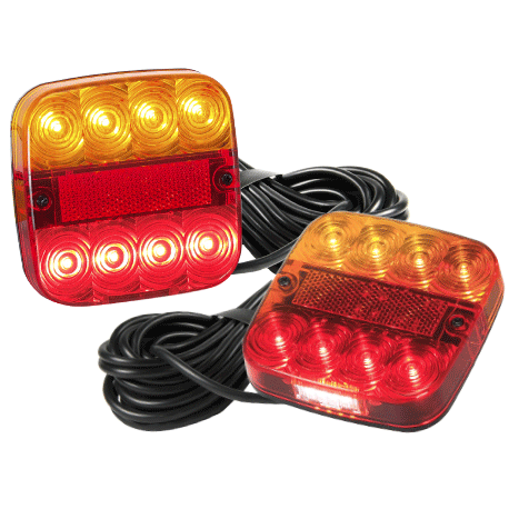 ( 99ARL2/10 ) 12V LED SQ LED TWIN PK - WITH 10M CABLE ( BLISTER PACK ) (CTA-060182)