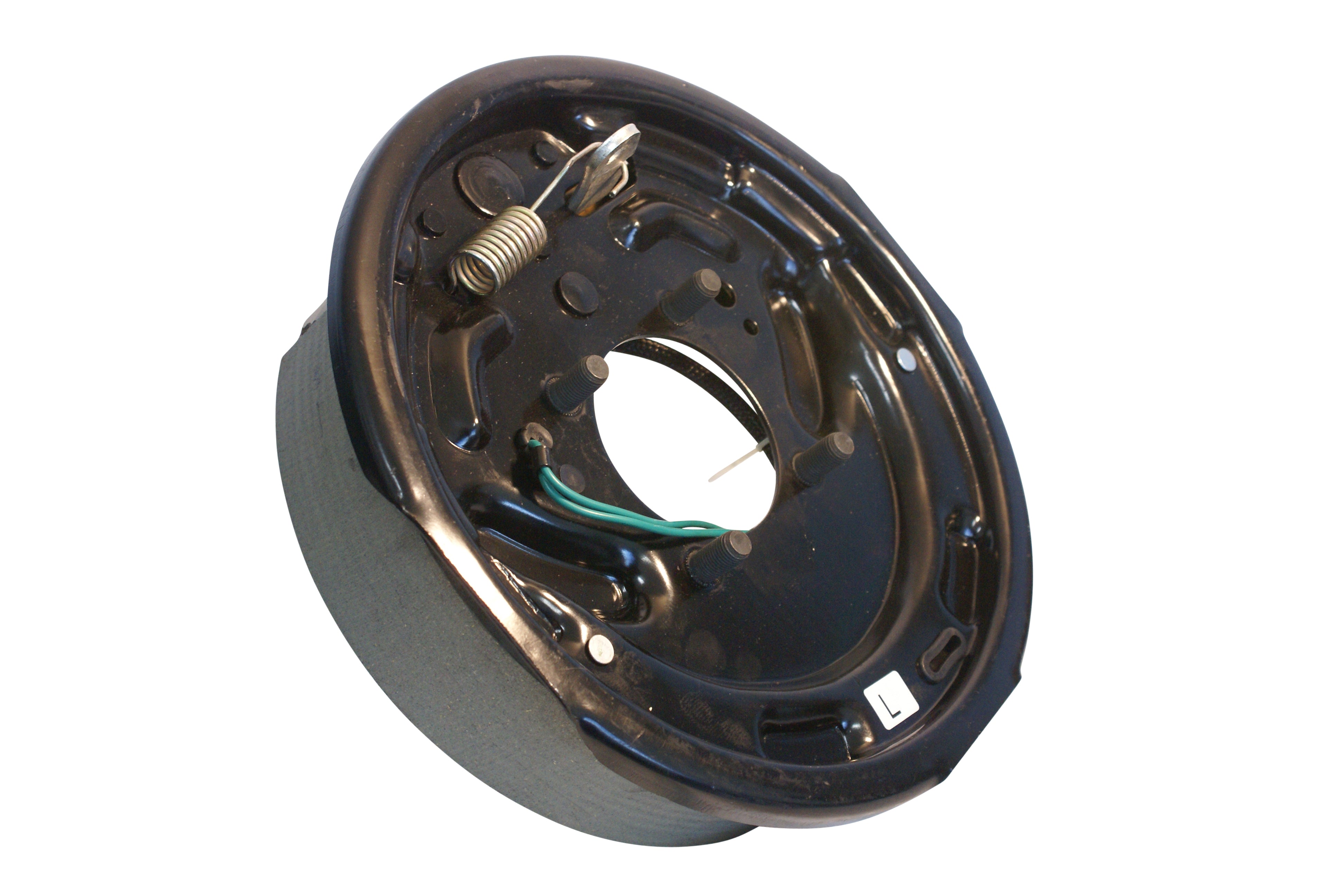 10" ELECTRIC BACKING PLATE EXTERNAL SPRING (LEFT)
