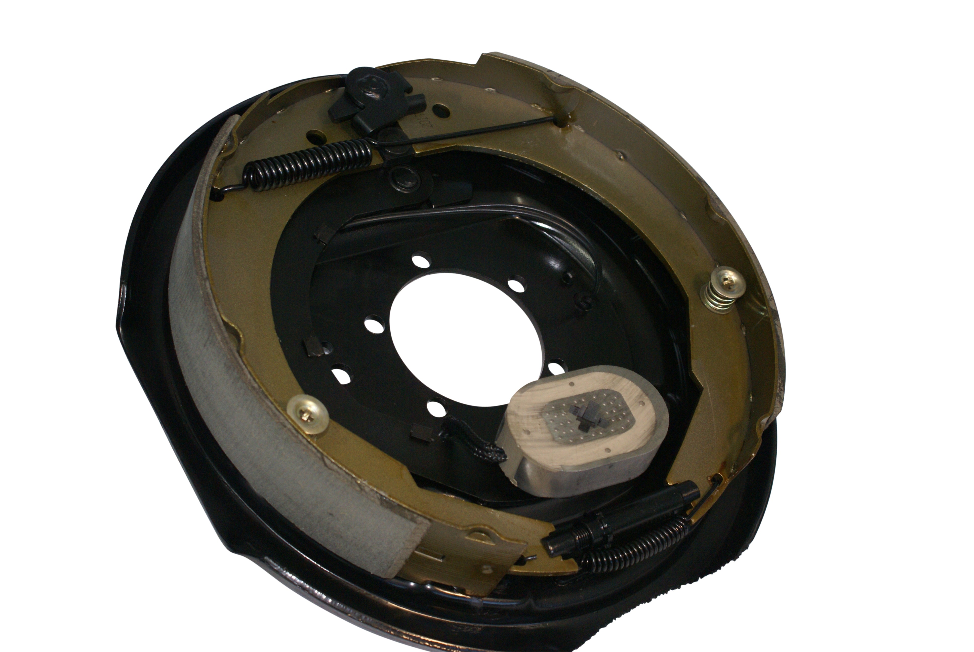 12" ELECTRIC BACKING PLATE WITH PARK BRAKE (LEFT) AL-KO STYLE