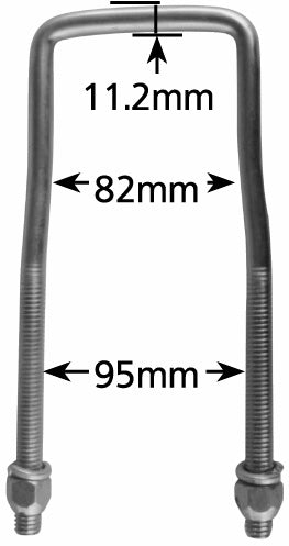 1/2" ZINC SPARE WHEEL U/BOLT