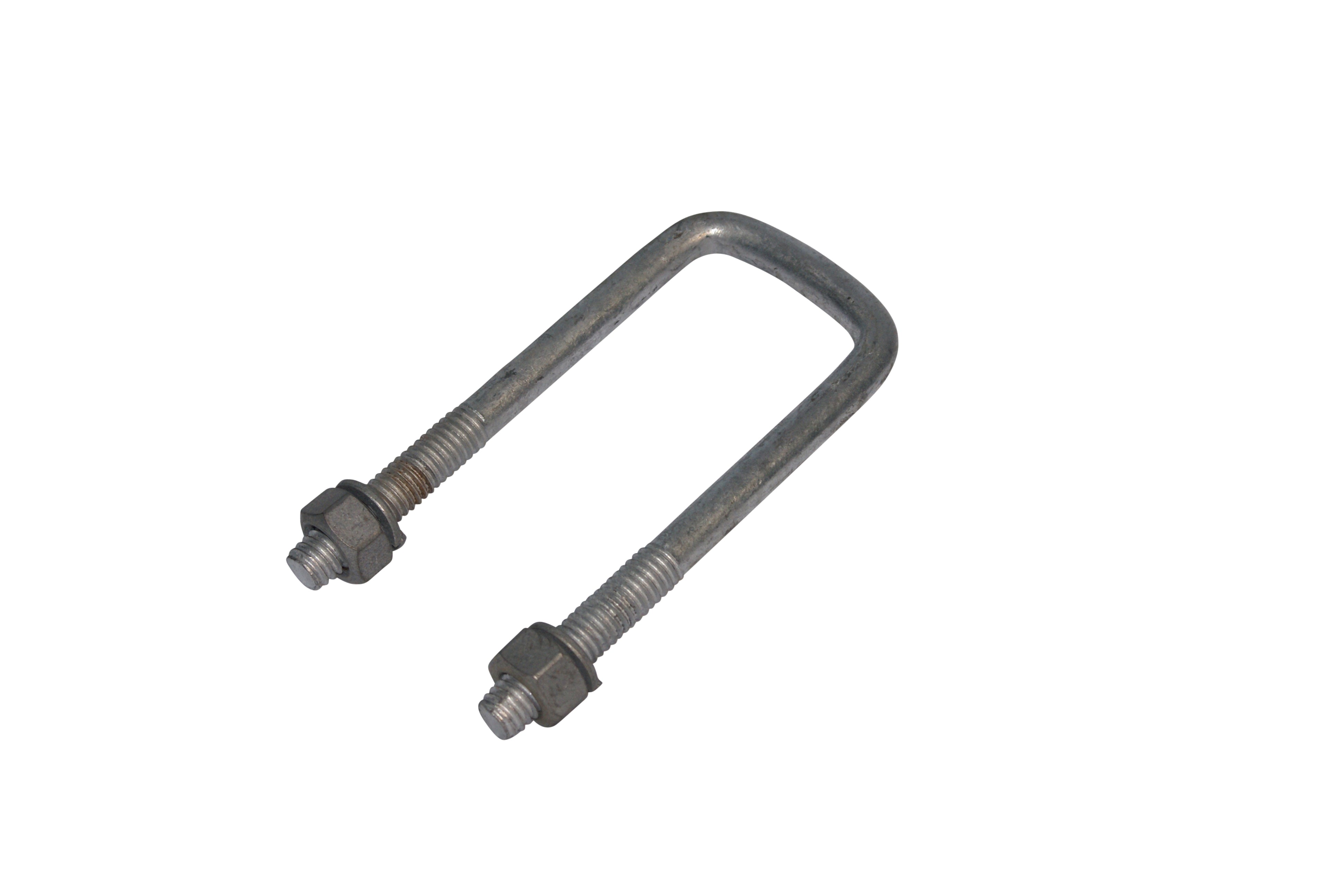50SQ X 8" GALV 1/2" U/BOLT WITH NUTS & WASHERS