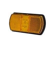 SM8ALED W/VIS AMBER CLEARANCE - 9-33V 90 X 50 X 22