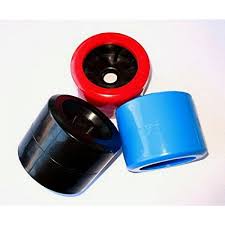 4' X 4' WOBBLE ROLLA 3/4' CENT BLUE