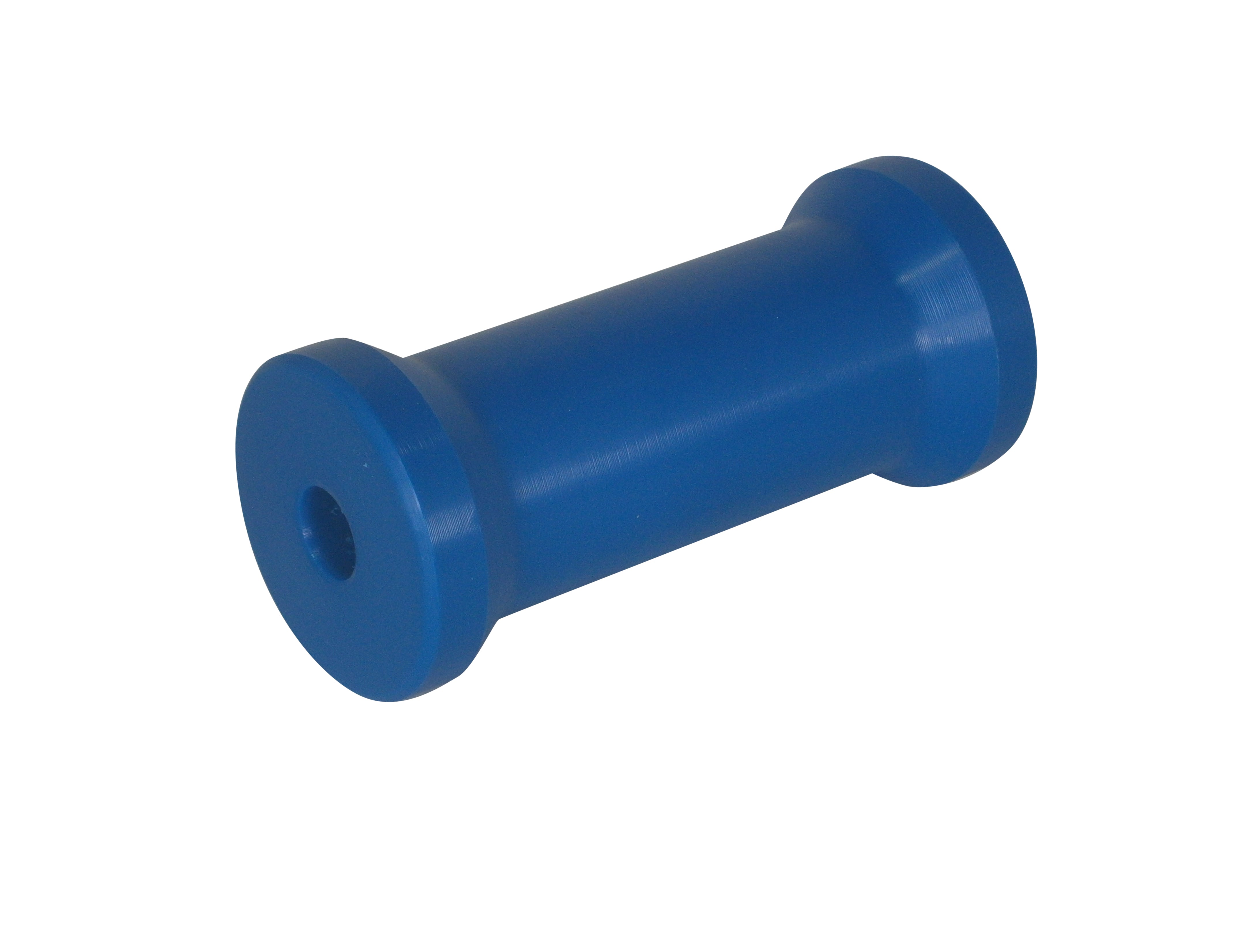 6" BLUE TEFLON KEEL ROLLER - 16MM