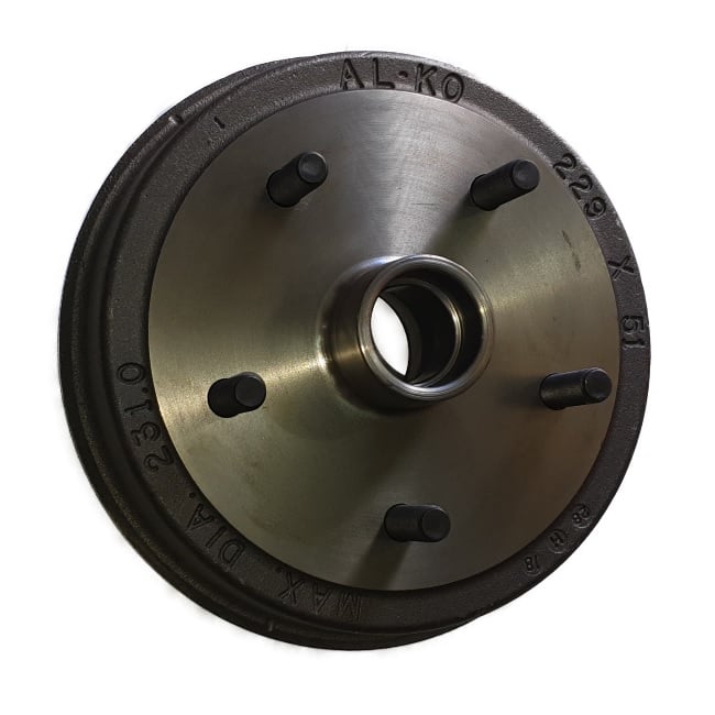 9" X 1 3/4" HUB DRUM 5 STUD L/C NO BEARINGS