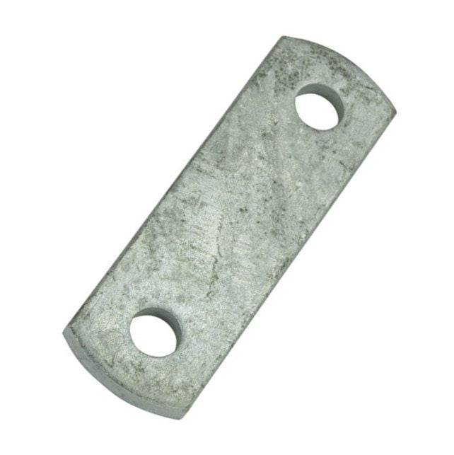 GALVANISED SHACKLE PLATE 9/16" HOLE - 65MM CENTRES