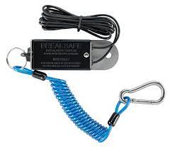 BREAKAWAY SWITCH - BREAKSAFE BRAND WITH BLUE CORD & CLIP