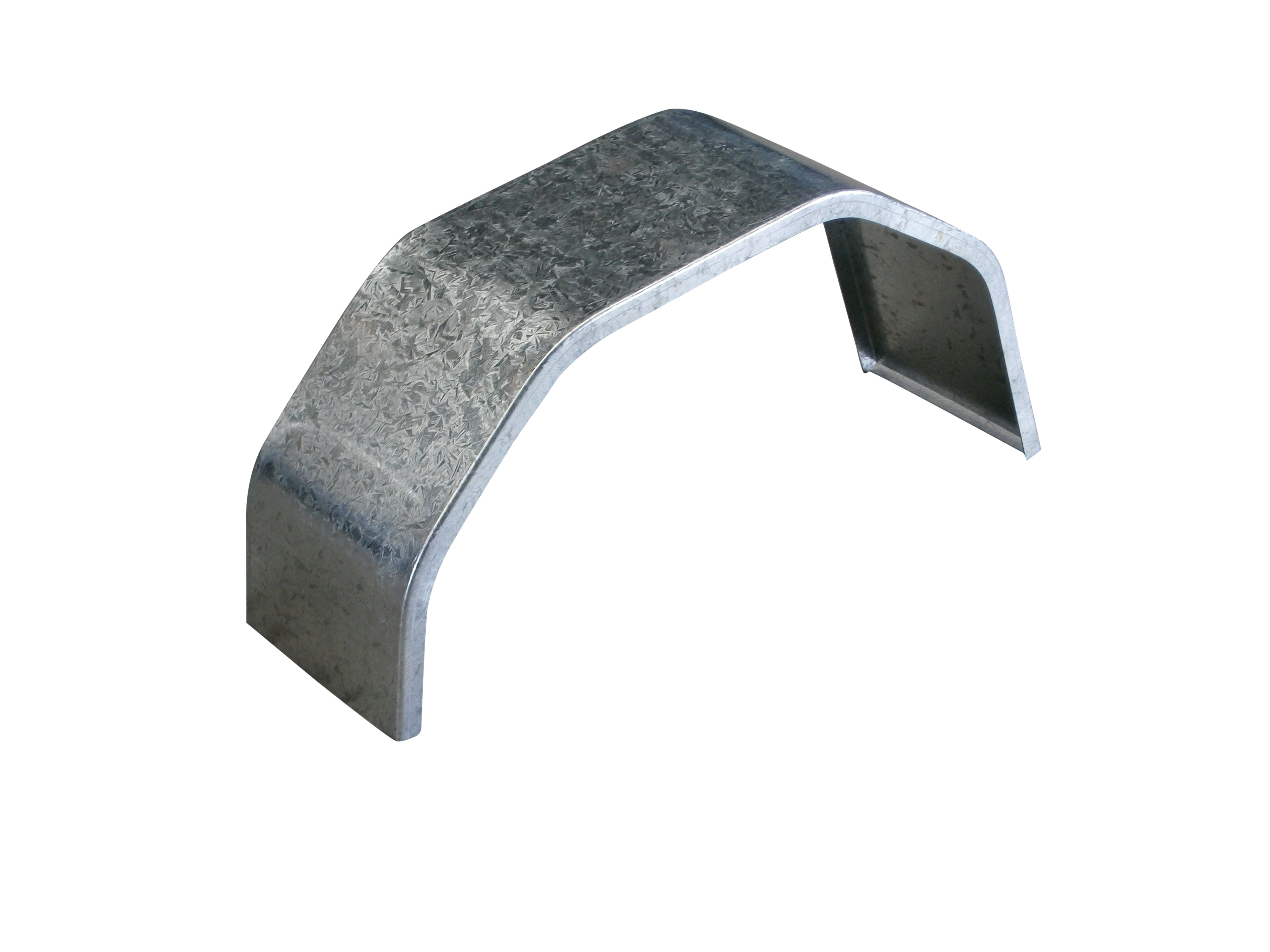 8" WIDE GALVANISED MUDGUARD SUIT 10" TYRE ( 200 X 590MM )