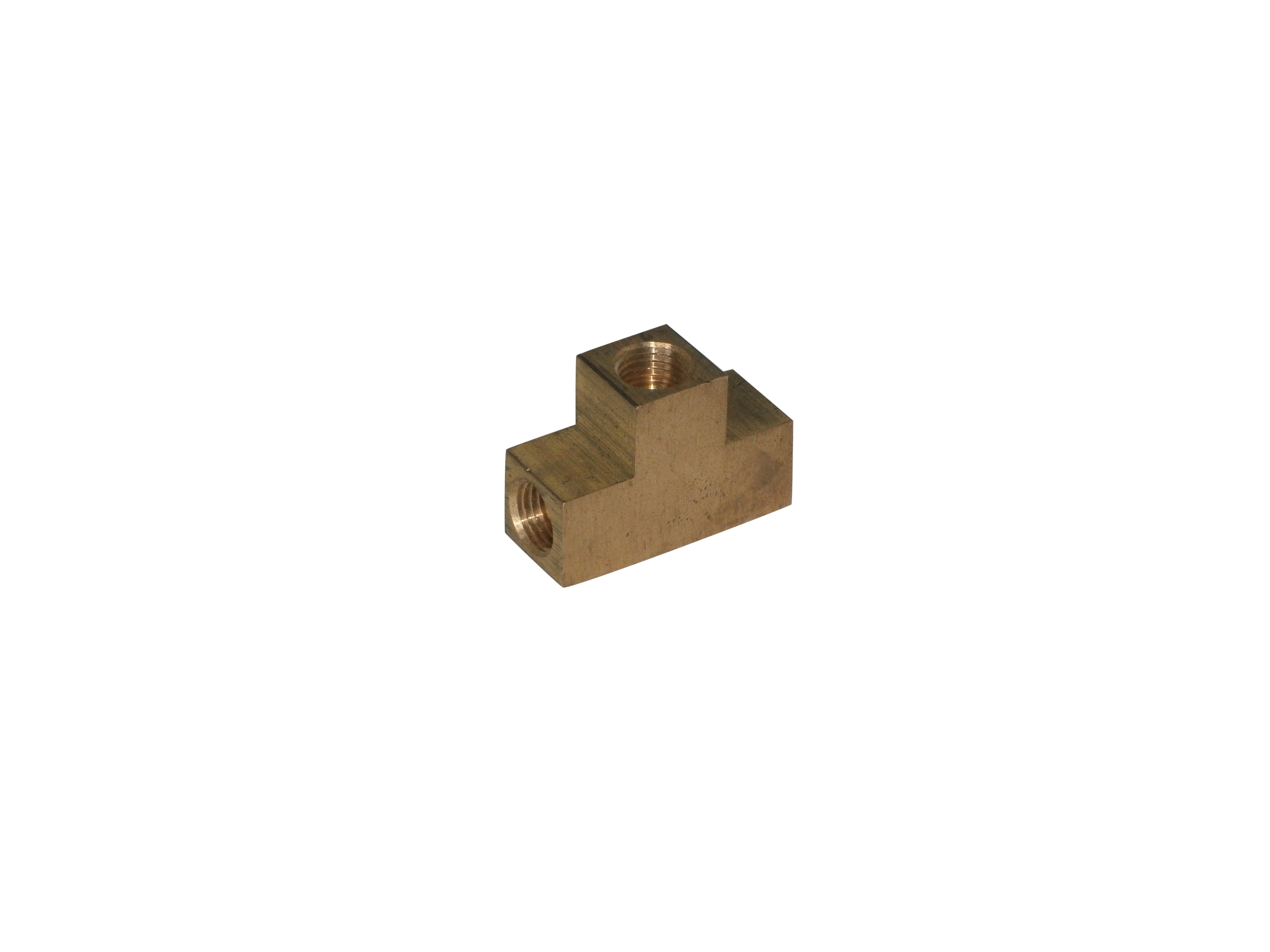 BRASS TEE 3-WAY 3/16" ( FORMALLY BRAIDTEE )
