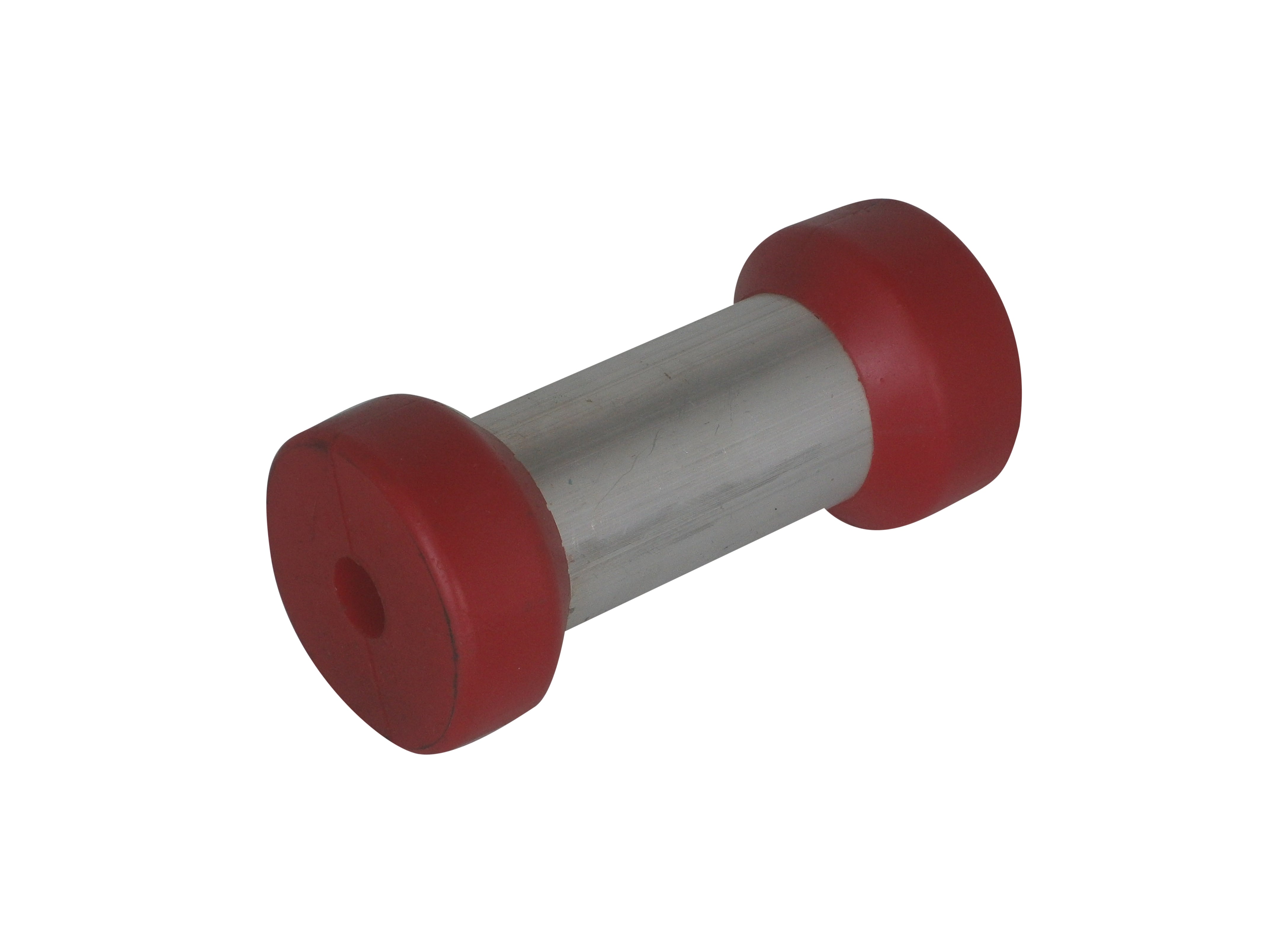 6' RED KEEL ROLLA  5/8' PIN - ALUMINUM SLEEVE