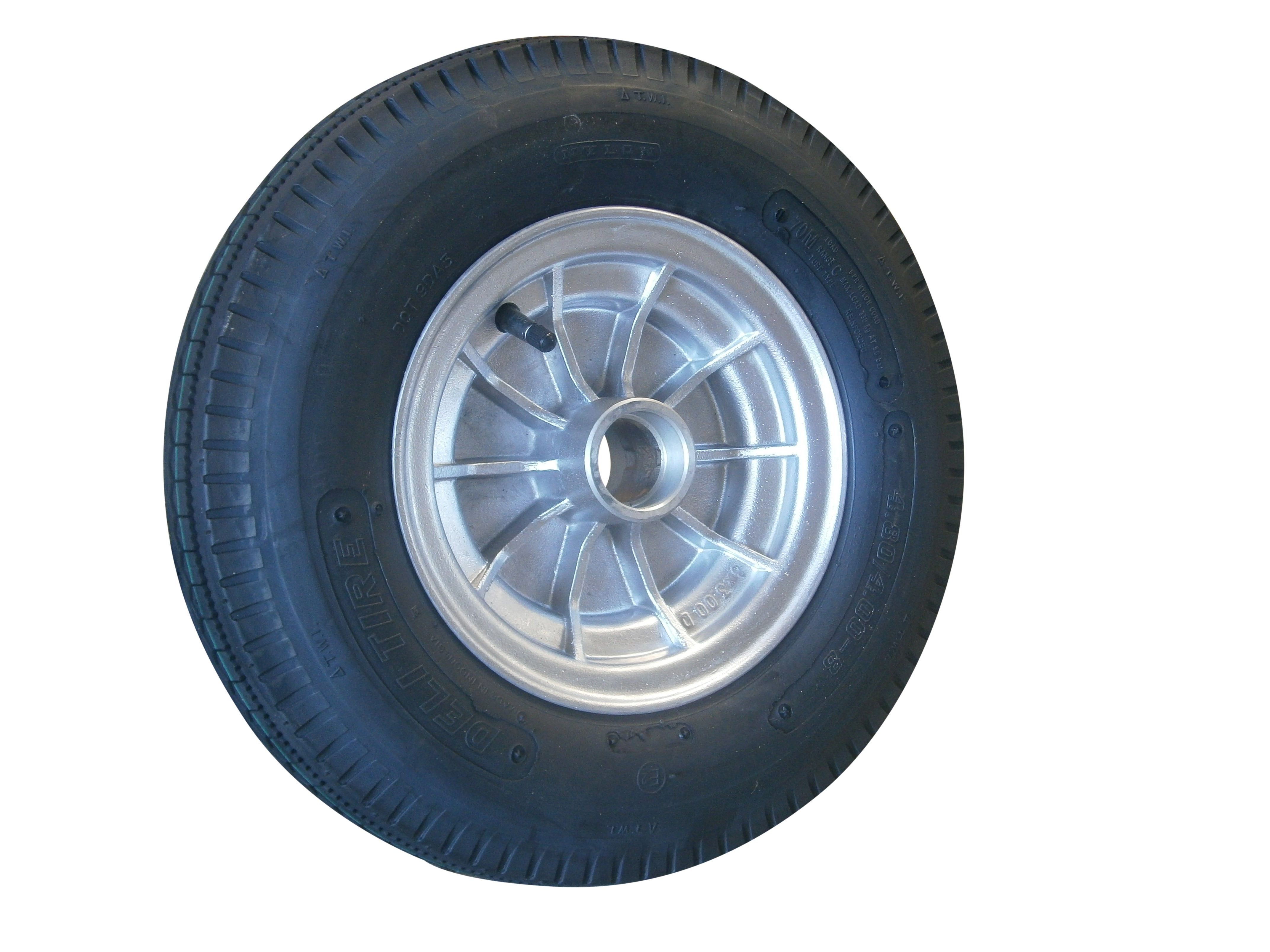 5.00 - 10" INTEGRAL RIM & 8 PLY TYRE ( 400KG )
